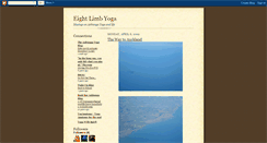 Desktop Screenshot of eightlimbyoga.blogspot.com