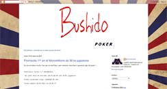Desktop Screenshot of bushido-poker.blogspot.com