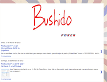 Tablet Screenshot of bushido-poker.blogspot.com