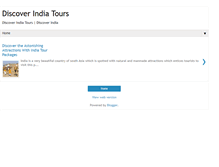 Tablet Screenshot of discover-india-tours.blogspot.com