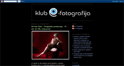 Desktop Screenshot of klubefotografija.blogspot.com