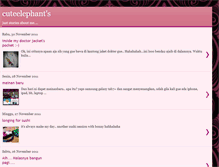 Tablet Screenshot of cuteelephants.blogspot.com