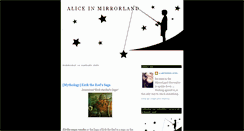 Desktop Screenshot of aliceinmirrorland.blogspot.com