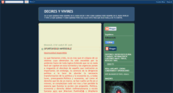 Desktop Screenshot of deciresyvivires.blogspot.com