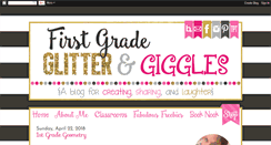 Desktop Screenshot of firstgradeglitterandgiggles.blogspot.com