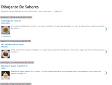 Tablet Screenshot of dibujantedesabores.blogspot.com