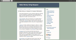 Desktop Screenshot of makemoneymyspace.blogspot.com