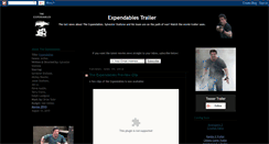 Desktop Screenshot of expendables-movie-trailer.blogspot.com