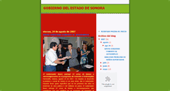 Desktop Screenshot of gobiernosonora.blogspot.com