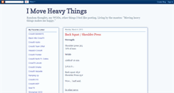 Desktop Screenshot of imoveheavythings.blogspot.com