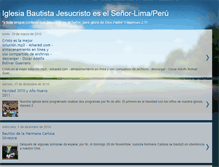 Tablet Screenshot of iebjesucristoeselsenor.blogspot.com