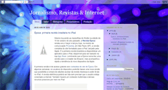 Desktop Screenshot of jornalismo-revistas-e-internet.blogspot.com