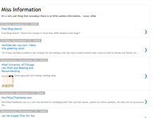 Tablet Screenshot of missinformationtexas.blogspot.com
