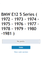 Mobile Screenshot of bmw5seriese12.blogspot.com