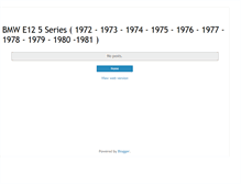 Tablet Screenshot of bmw5seriese12.blogspot.com