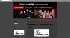 Desktop Screenshot of patrullalegal.blogspot.com