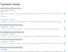 Tablet Screenshot of cuentamecosicas.blogspot.com