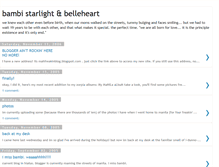 Tablet Screenshot of belleheart-n-bambi.blogspot.com