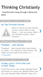 Mobile Screenshot of distinctlychristianthinking.blogspot.com