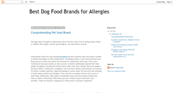 Desktop Screenshot of bestdogfoodbrandsforallergies.blogspot.com