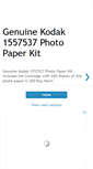 Mobile Screenshot of genuine-kodak-1557537-photo-paperkit.blogspot.com