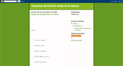 Desktop Screenshot of lluviaacidaentabaco.blogspot.com