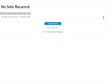 Tablet Screenshot of nosolorocanrol.blogspot.com