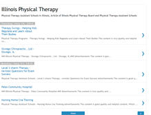 Tablet Screenshot of illinoisphysicaltherapy.blogspot.com