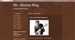 Desktop Screenshot of mrabrams.blogspot.com