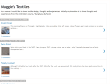 Tablet Screenshot of maggies-textiles.blogspot.com