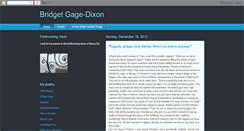 Desktop Screenshot of bridgetgagedixon.blogspot.com