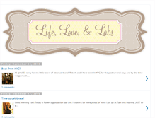 Tablet Screenshot of lifeandlabs.blogspot.com