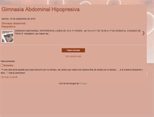 Tablet Screenshot of gimnasiahipopresiva.blogspot.com