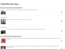 Tablet Screenshot of meucantinho-clau.blogspot.com