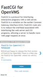 Mobile Screenshot of fastcgiforopenvms.blogspot.com