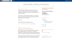 Desktop Screenshot of investorintelligentsia.blogspot.com