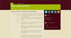 Desktop Screenshot of momworksathome.blogspot.com