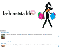 Tablet Screenshot of fashionista-life.blogspot.com