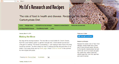 Desktop Screenshot of mrsedsresearchandrecipes.blogspot.com