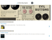 Tablet Screenshot of evilbuttons.blogspot.com