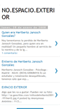 Mobile Screenshot of noespacioexterior.blogspot.com