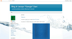 Desktop Screenshot of jdgiangio.blogspot.com