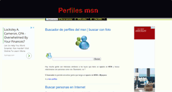 Desktop Screenshot of msn-perfiles.blogspot.com