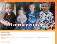 Tablet Screenshot of hverdagenvaar.blogspot.com