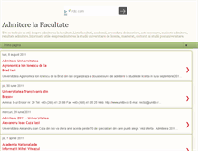 Tablet Screenshot of admiterelafacultate.blogspot.com
