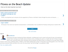 Tablet Screenshot of beachfitnessupdate.blogspot.com