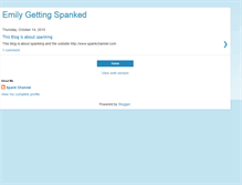 Tablet Screenshot of emiliegetspanked.blogspot.com