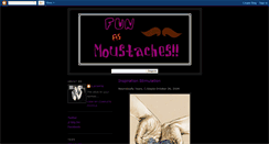 Desktop Screenshot of fun-as-moustaches.blogspot.com