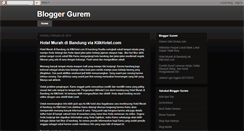 Desktop Screenshot of bloggergurem.blogspot.com