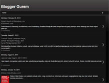 Tablet Screenshot of bloggergurem.blogspot.com